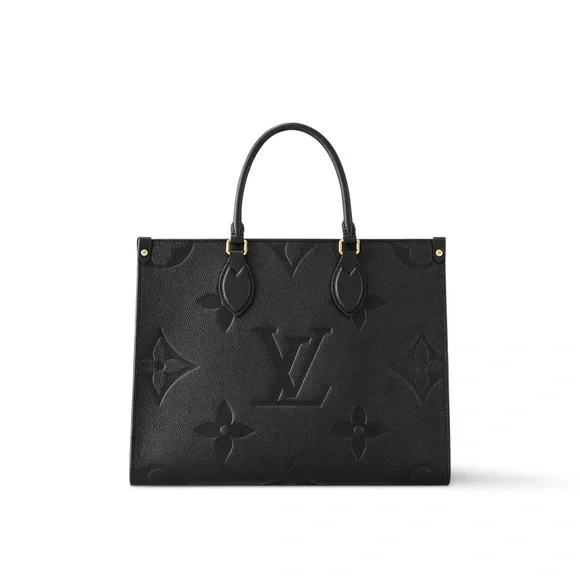Louis Vuitton Black Embossed Shoulder Bag - Picture 1 of 7